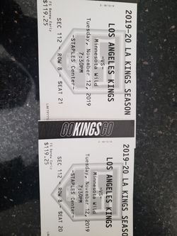LA KINGS TICKETS