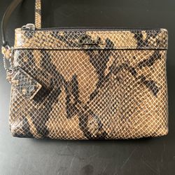 Coach Soho Embossed Exotic Madison Wristlet