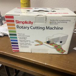 Simplicity Rotary Cutting Machine Sewing Scrapbooking 
