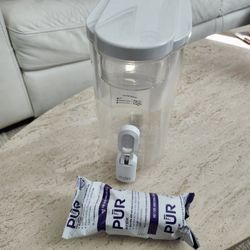 PUR water filter dispenser + filter