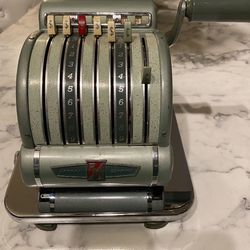 Vintage Check Protector Machine 