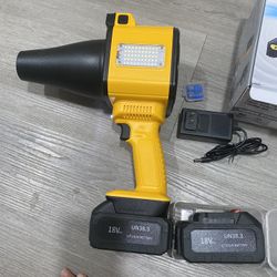 Clearance! Cordless Turbo Jet Blower | 2 Batteries + Charger | Brand New