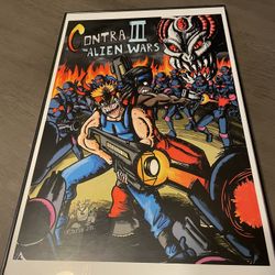 Contra 3 Artwork 11x17