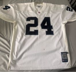 Authentic CHARLES WOODSON Oakland Raiders Jersey 50 Reebok Used