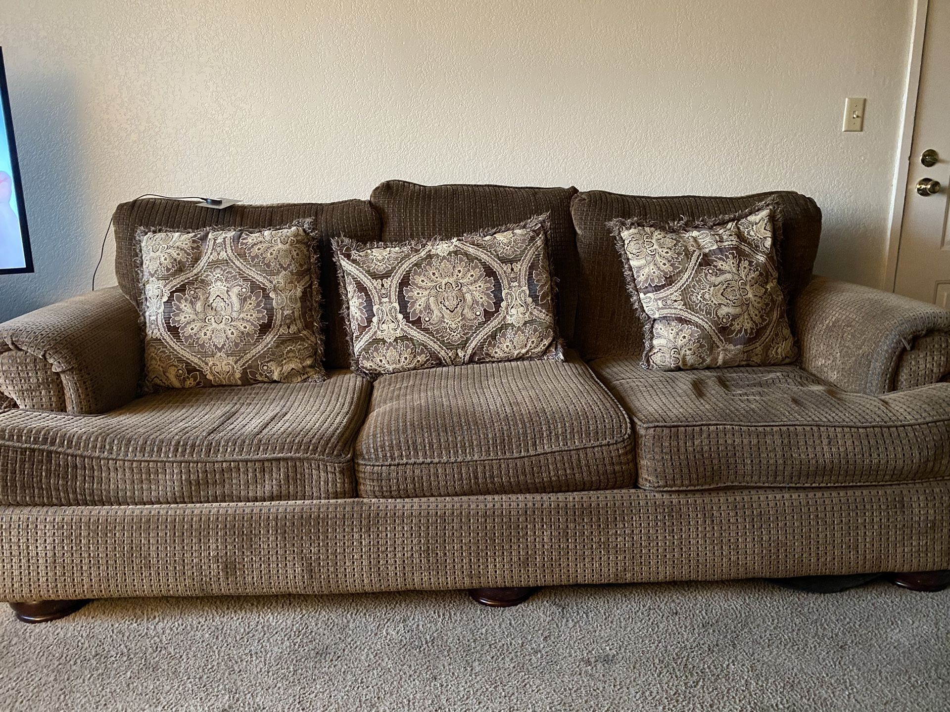 Love seat and full couch