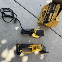  dewalt 20v  grinder and dewalt sander asking $175  for both 