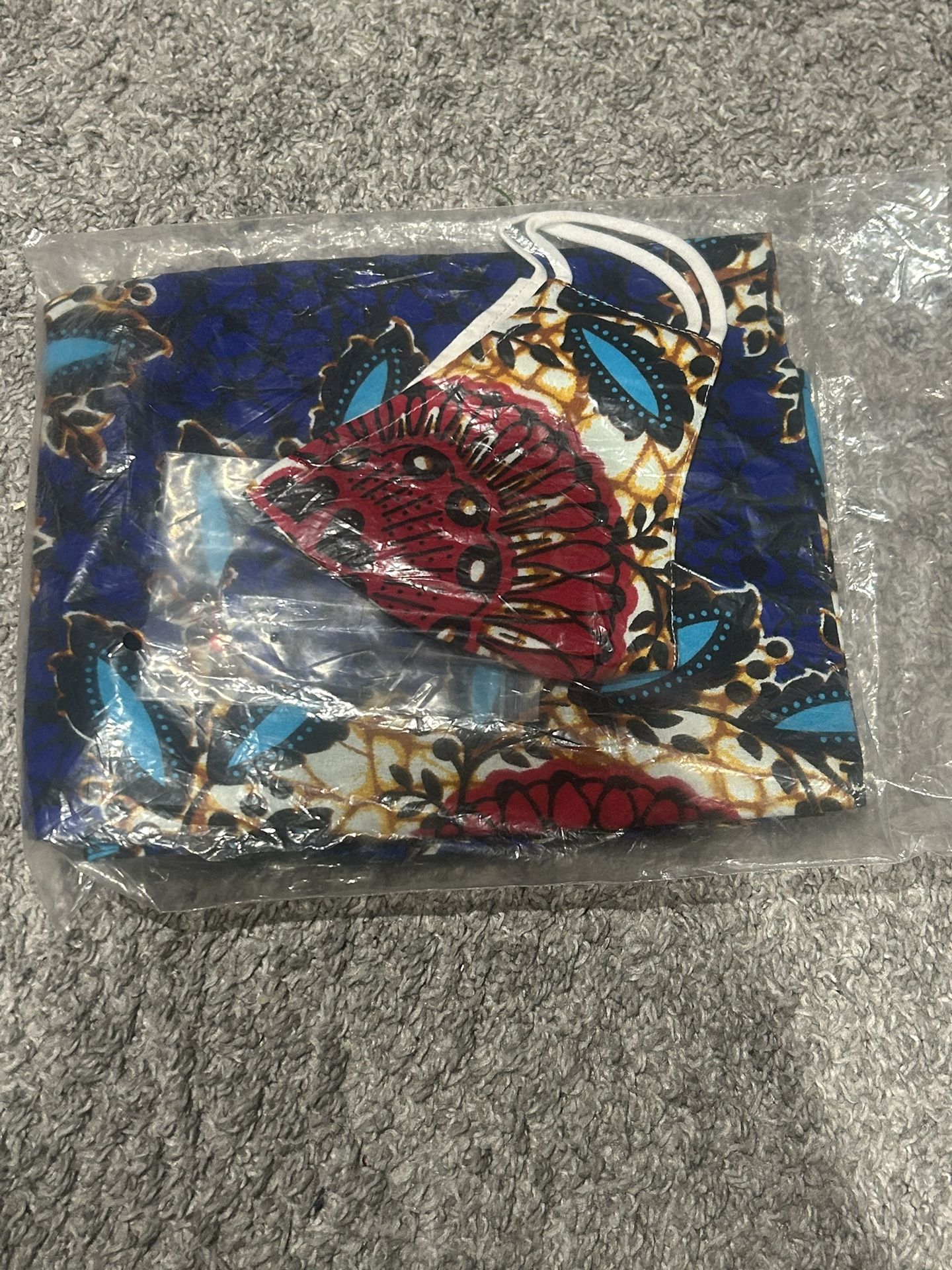 Women’s Head wrap With matching mask