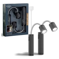 New Hammer+Axe Adjustable Clip-on LED Flex Grill BBQ Light:Package Includes 2 Adjustable Lights