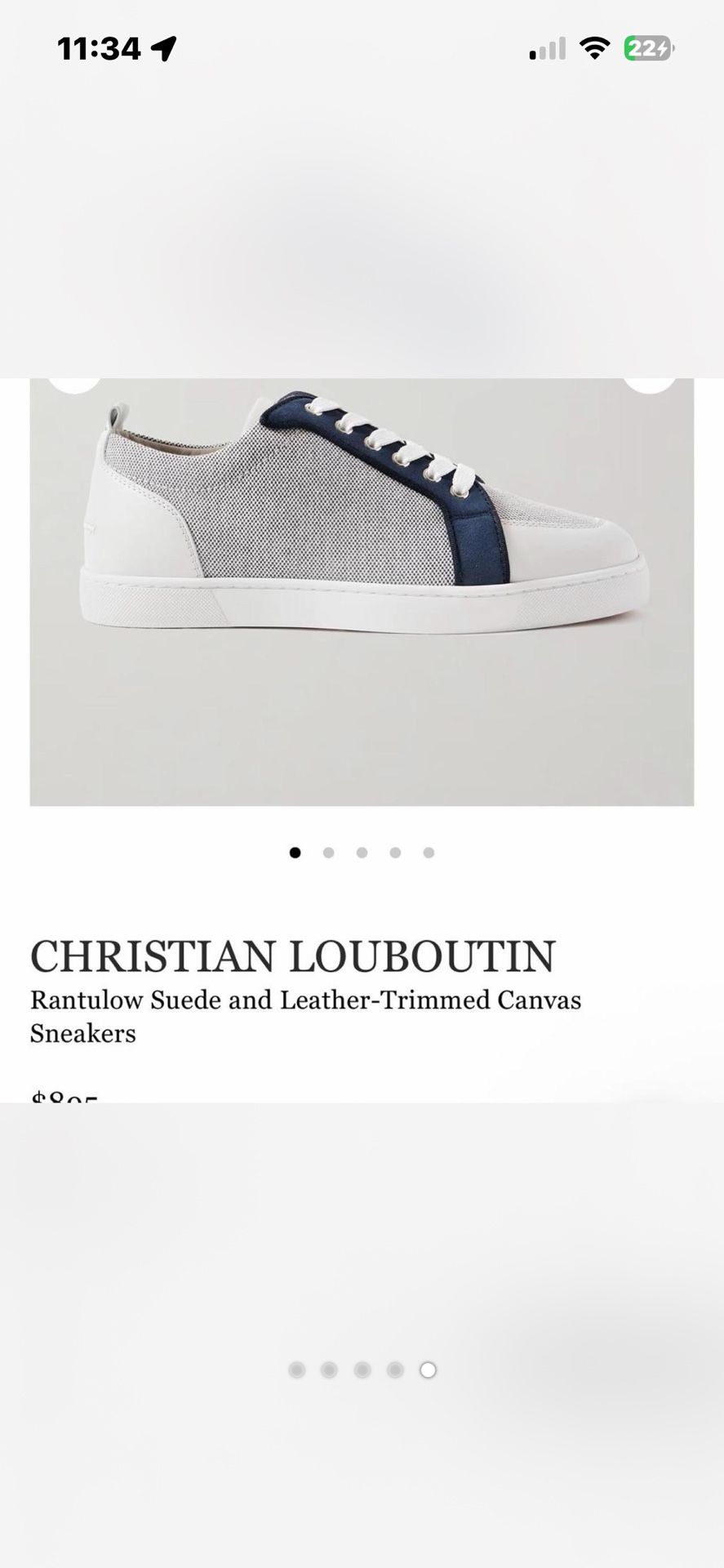 CHRISTIAN LOUBOUTIN • SNEAKERS