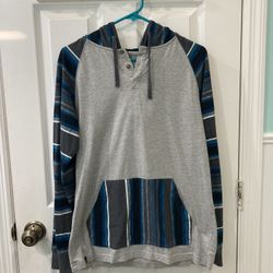 Zine Clothing Blue And Black Striped Skater Pullover Zumiez Sweatshirt 
