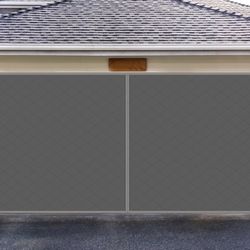 (New) 2 Car 16x7ft Garage Door Cover Insulation Kit Door Garage Door Screen Thermal Garage Insulation Kit Insulated Curtain Blanket