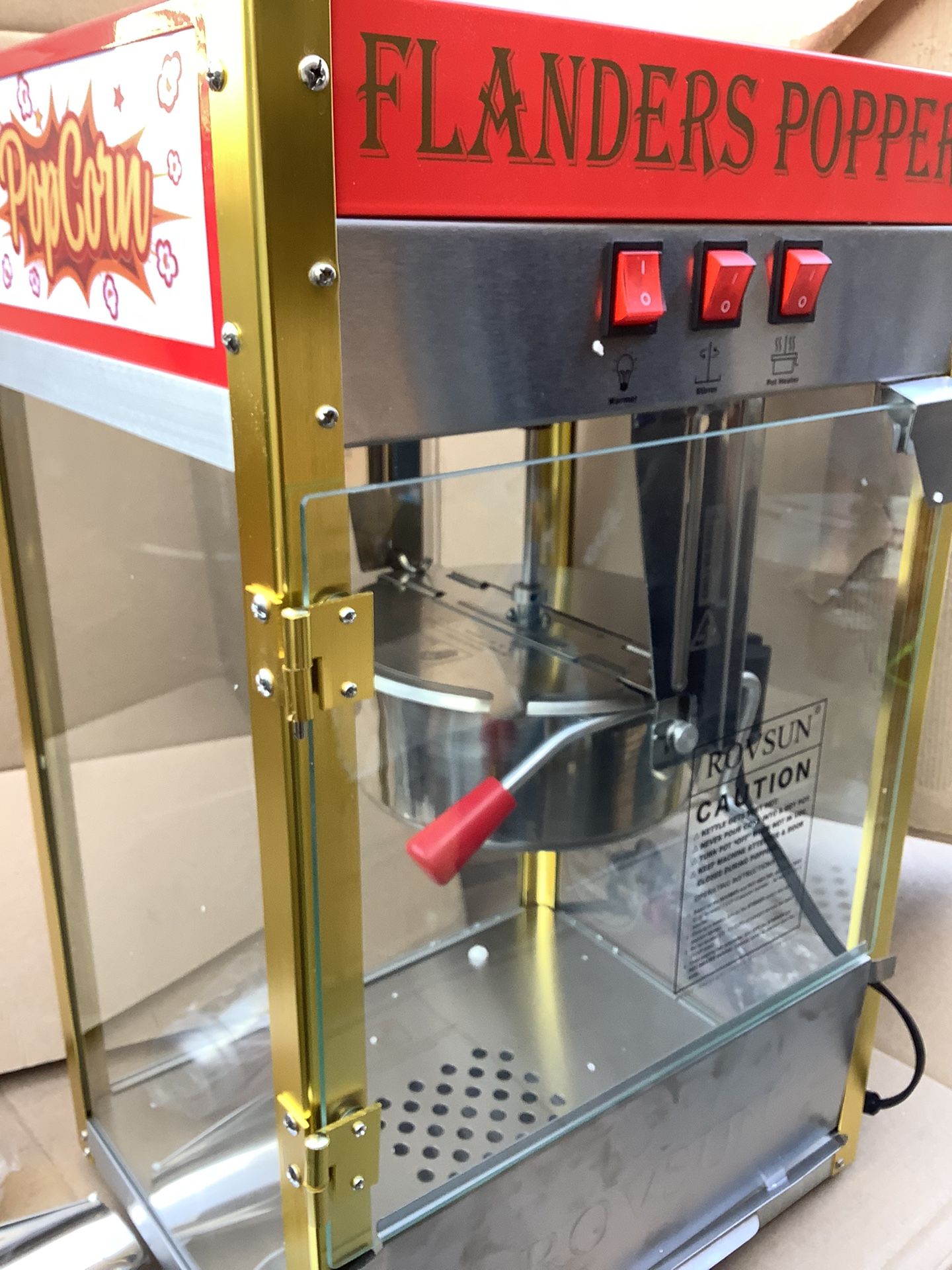 NUEVA Máquina Comercial Para Hacer Palomitas