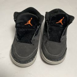 Air Jordan 3 Retro Fear 2023 TD Size 6C DM0968-080 Night Stadium Preowned NB