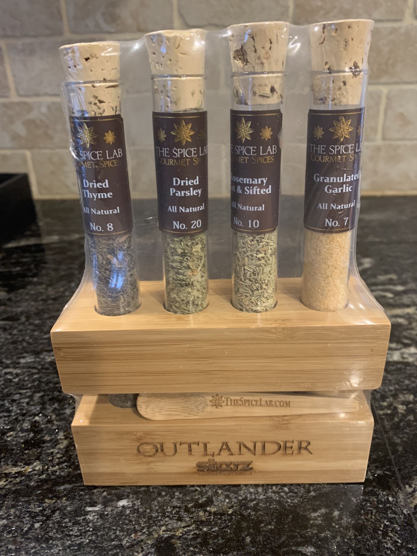 Outlander TV Show spice Stash.