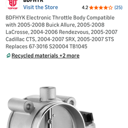 GM Electronic Throttle Body