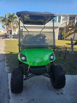 Yamaha Gasoline Golf Car Lifted 4 Person