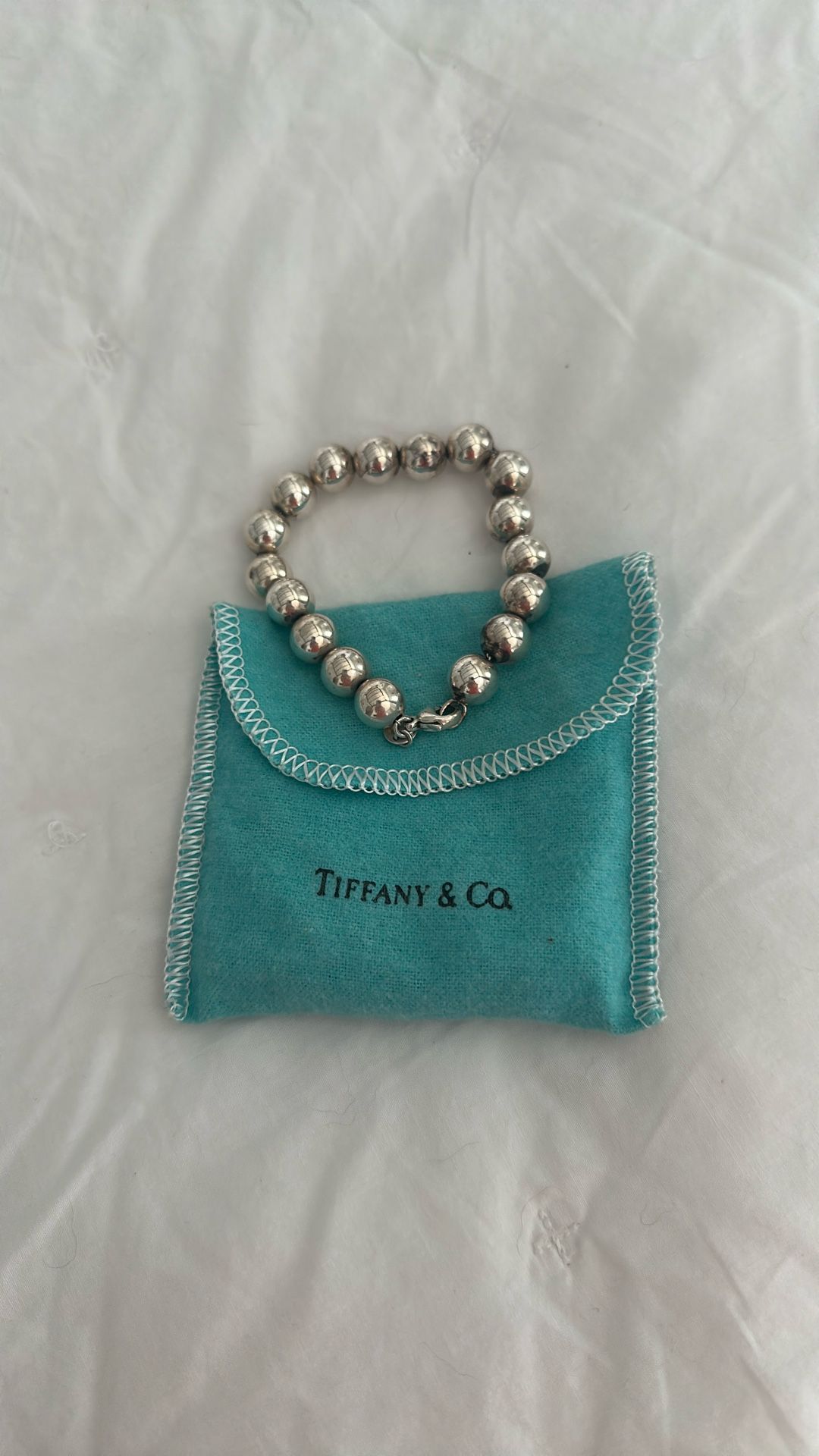 Tiffany Silver ball Bracelet