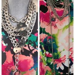 15 pcs Y2K Silver Tone Stainless Steel Collection Bikercore Goth Grunge Emo