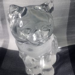 Princess House Crystal Cat Figurine

 Paperweight 3" Height 