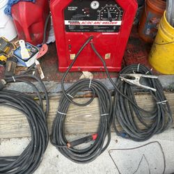 Lincoln AC DC Welder With Rods 