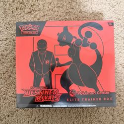 Pokemon TCG Destined Rivals Pokemon Center Exclusive ETB Sealed