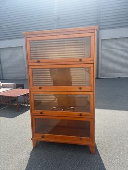 Barrister Bookcase with Glass Doors