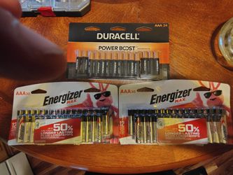 3 Packs Of 26 AAA Batteries 40 Bucks