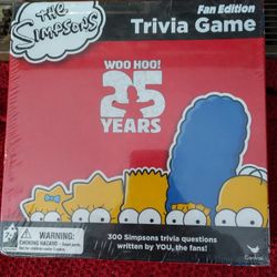 Brand New Simpsons Trivia Game