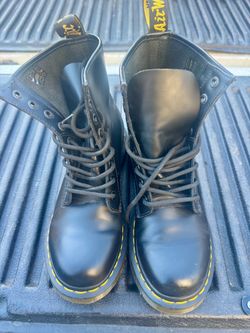 Dr. Martens 1460 Black Leather Lace-Up Boots