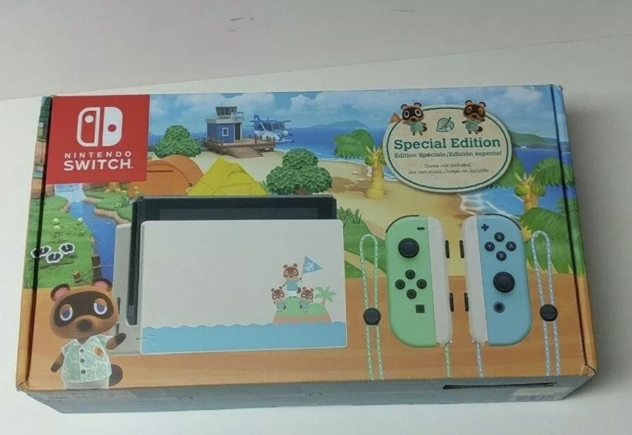 BRAND NEW Nintendo Switch Animal Crossing: New Horizon Special Edition Console