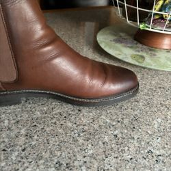 Men’s Coach Leather Boots Size 10 