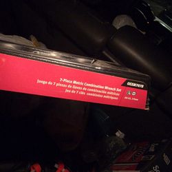 7 Pc Metric Combination Wrench Set 