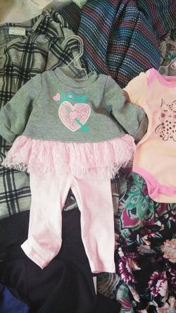 Baby girl Sizes 0-3 months and 3-6 months.