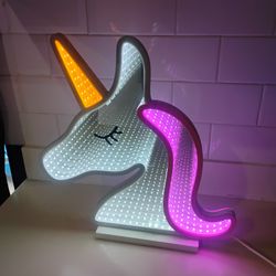 LED Infinito Unicornio Lámpara 