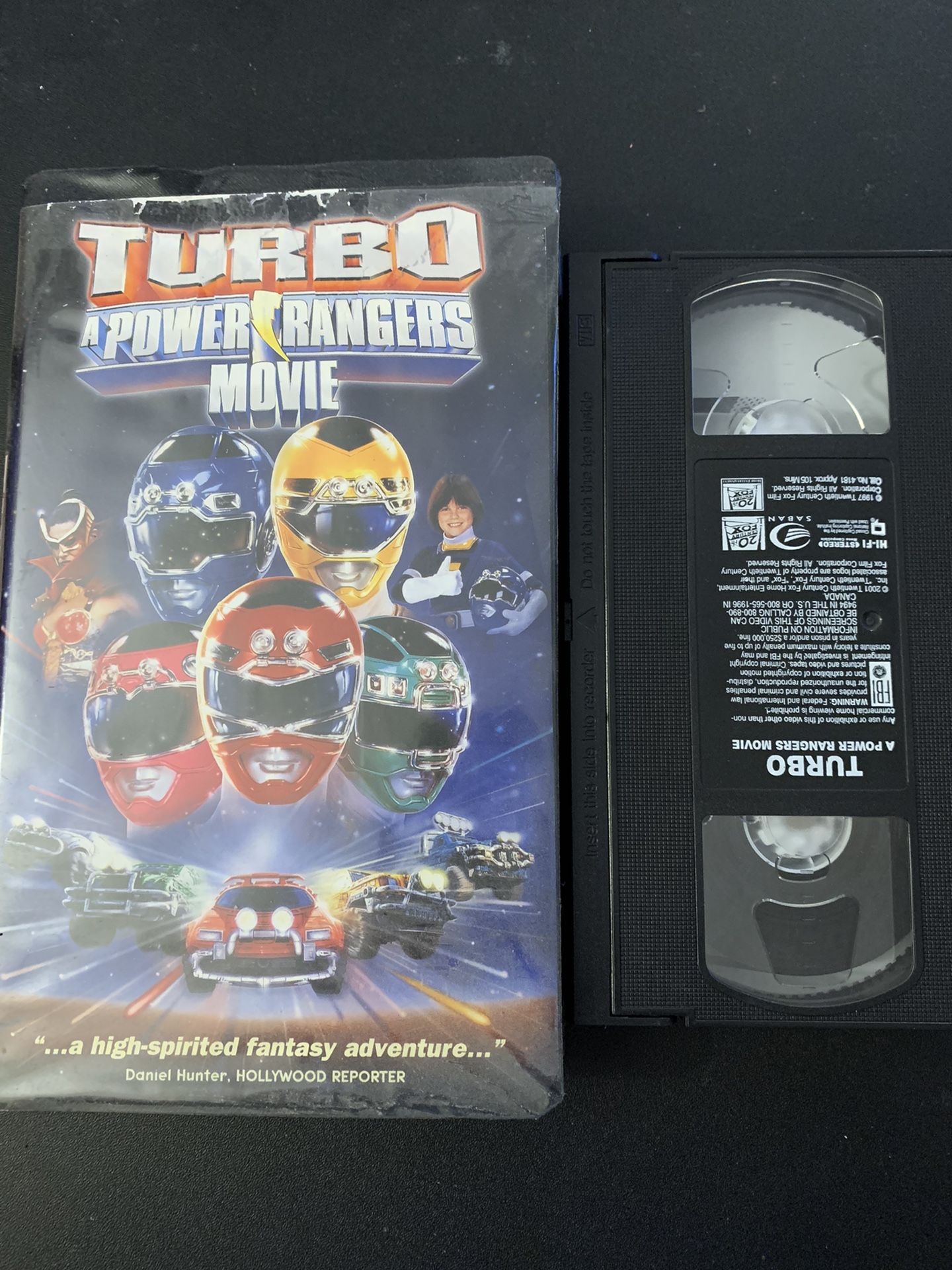 TURBO A POWER RANGERS Movie (VHS)
