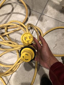 25ft 3prongs 30amp cable $35