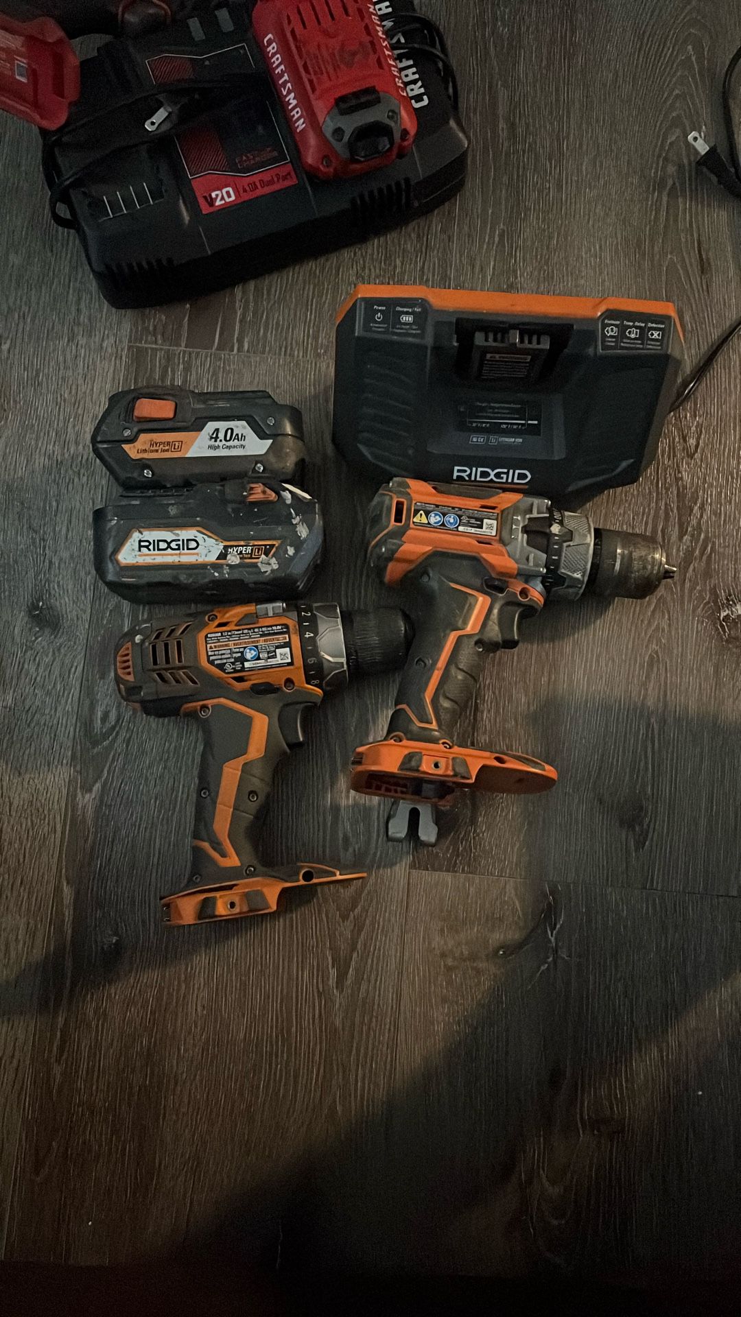 Rigid Tools Batteries And Charger