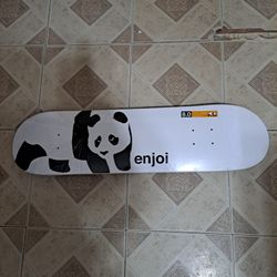 ENJOI SKATEBOARDS THE OG BIG PANDA SKATEBOARD DECK SIZE 8.0 