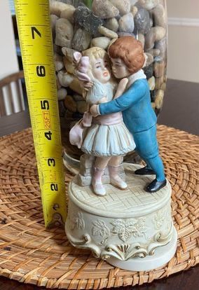 Vintage Working Schmid Rotating Music Box Plays What the World Needs Now just $25 xox