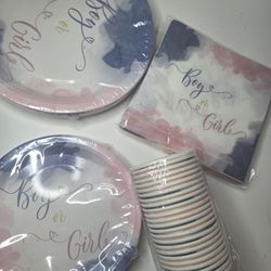 Gender Reveal Party Supplies 