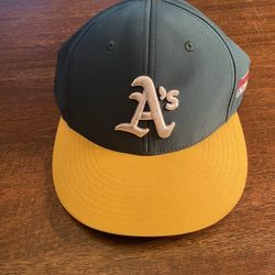 TEAMMLB Oakland A's Athletics Adjustable Baseball Cap Hat - OC Sports - classic green yellow 