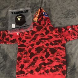 Bape Sweater Red