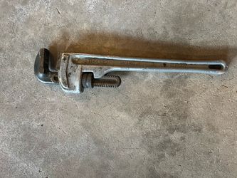 18” Ridgid aluminum pipe wrench