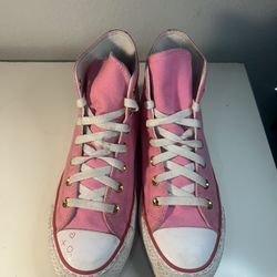 Pink Valentines Converse