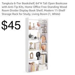 White Bookshelf 