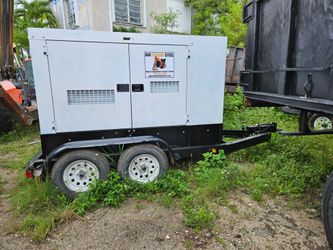 Towable Diesel 70 kva Generator on Trailer