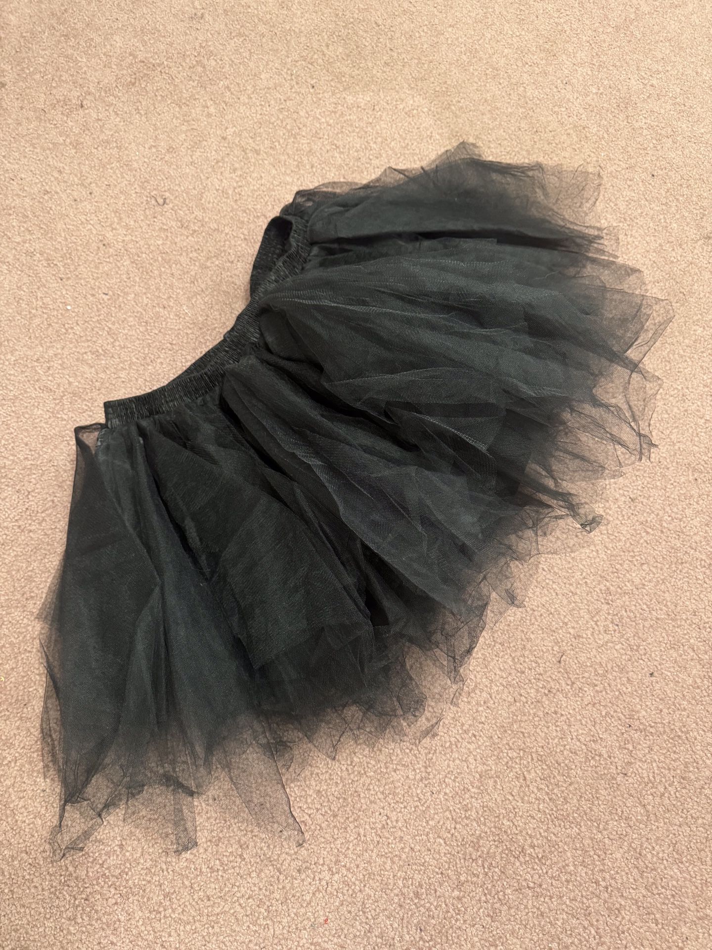 New Xl Black Tutu Skirt Festival Rave Costume Cosplay