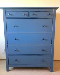 Beautiful blue wooden dresser
