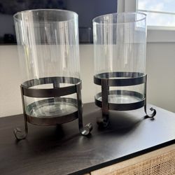 Candle hurricanes-set of 2