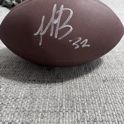 Nick Bolton Signed Autograph Wilson Football With Beckett Coa - Kansas City Chiefs